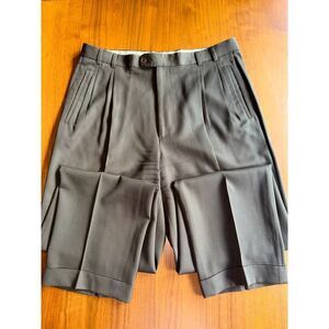 Zanella Men's Brown Pleated Dress Pants Size 36